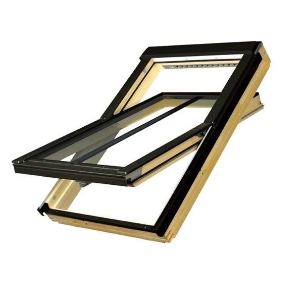 Fakro FTT/C U6/05 High Pivot Pine Conservation Window - 78cm x 98cm Price Comparisons | Compare The Build