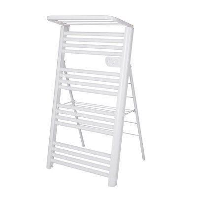 Blyss Norria 500W Electric White Towel Warmer (H)1030mm (W)550mm | Compare The Build