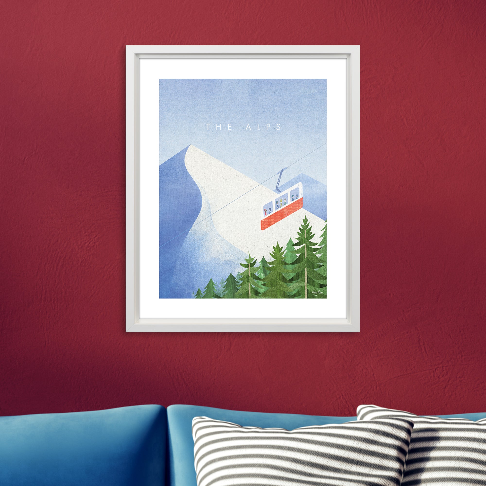 The Art Group The Alps Framed Print MultiColoured Price Comparisons | Compare The Build