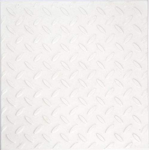 White Checkerplate GRC Promenade Tile (297mm x 297mm x 12mm) Eurodec PT0006 Price Comparisons | Compare The Build