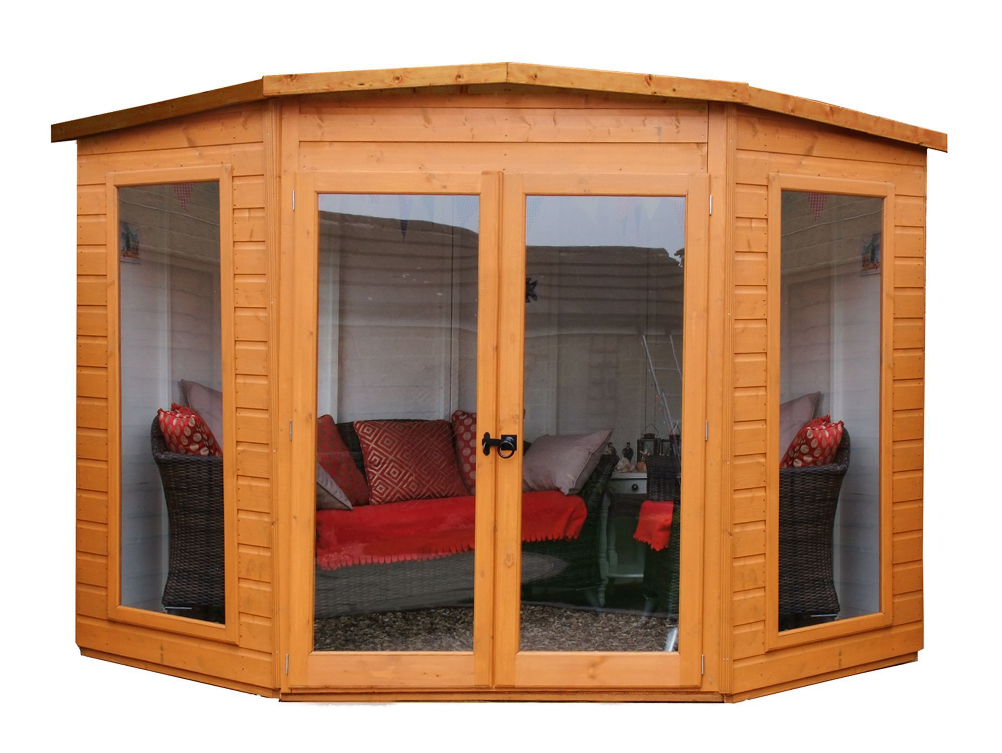 Shire Barclay 7X7 Pent Shiplap Wooden Summer House Price Comparisons | Compare The Build