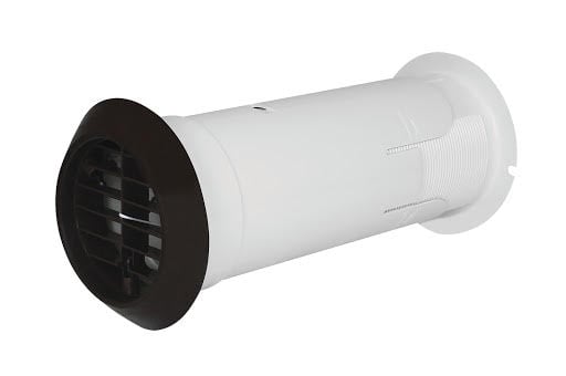 Manrose Deluxe Brown Ducting with Back Draught Shutter Internal Fit Wall Kit 100mm - DHRIWKBBS Price Comparisons | Compare The Build