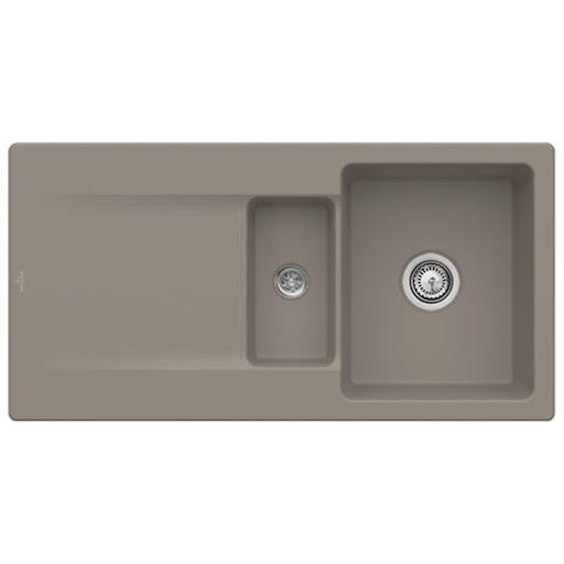 Villeroy & Boch Siluet 60 R Ceramic 1.5 Bowl Kitchen Sink with Waste - Timber Price Comparisons | Compare The Build