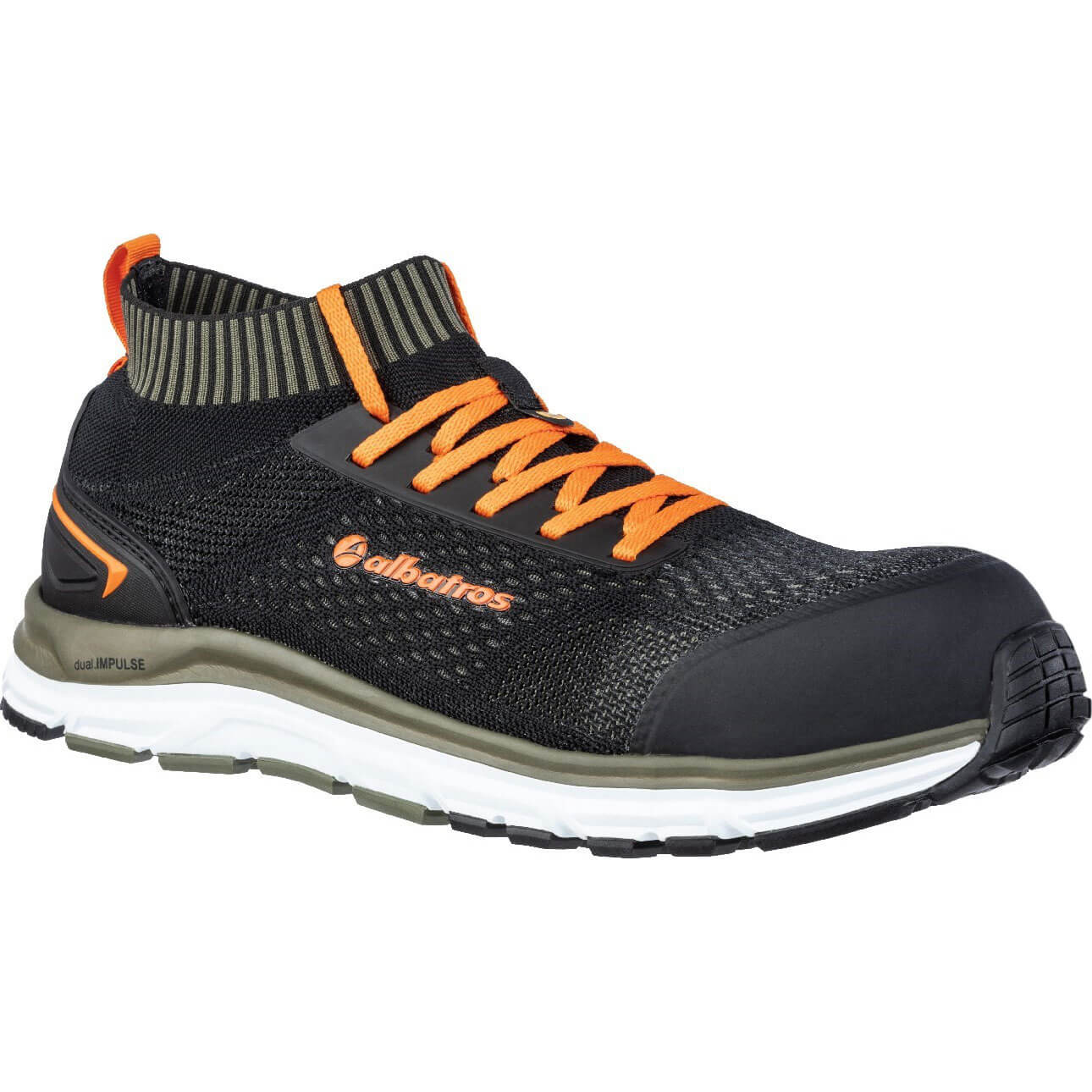 Albatros Ultimate Impulse Low Lace Up Safety Shoe Black / Olive Size 12 Price Comparisons | Compare The Build