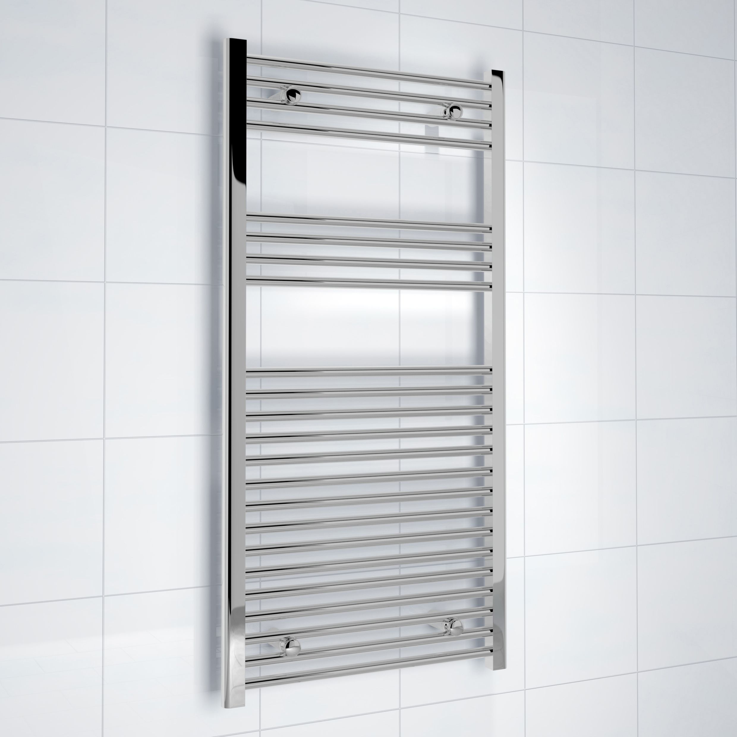 Kudox Silver Towel Warmer (W)600mm X (H)1200mm Price Comparisons | Compare The Build