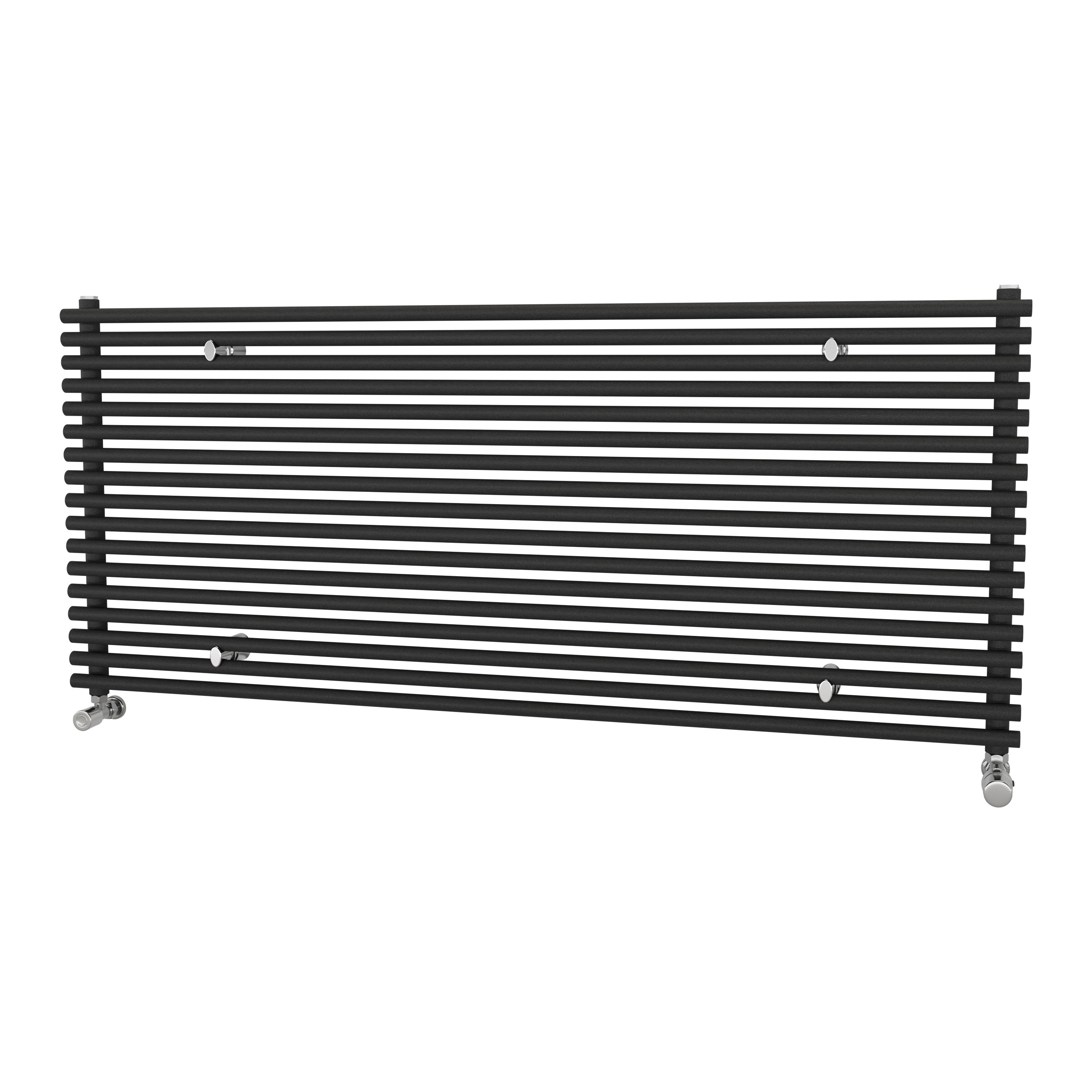 Ximax Gamba Matt Anthracite Horizontal Designer Radiator, (W)1400mm X (H)610mm Price Comparisons | Compare The Build