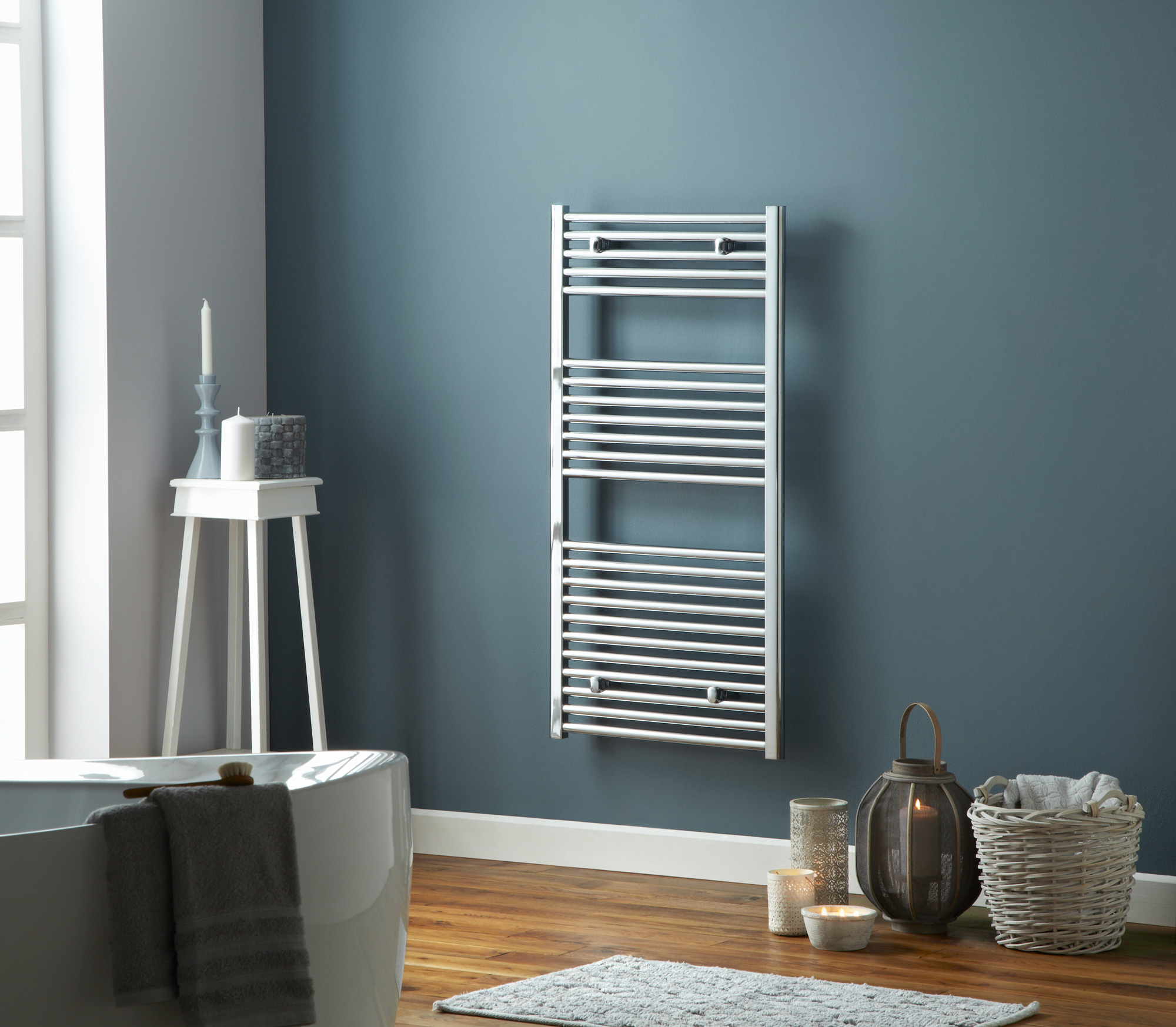 Towelrads Pisa Ladder Rail - 25mm, Chrome Curved, 1600x400mm Price Comparisons | Compare The Build