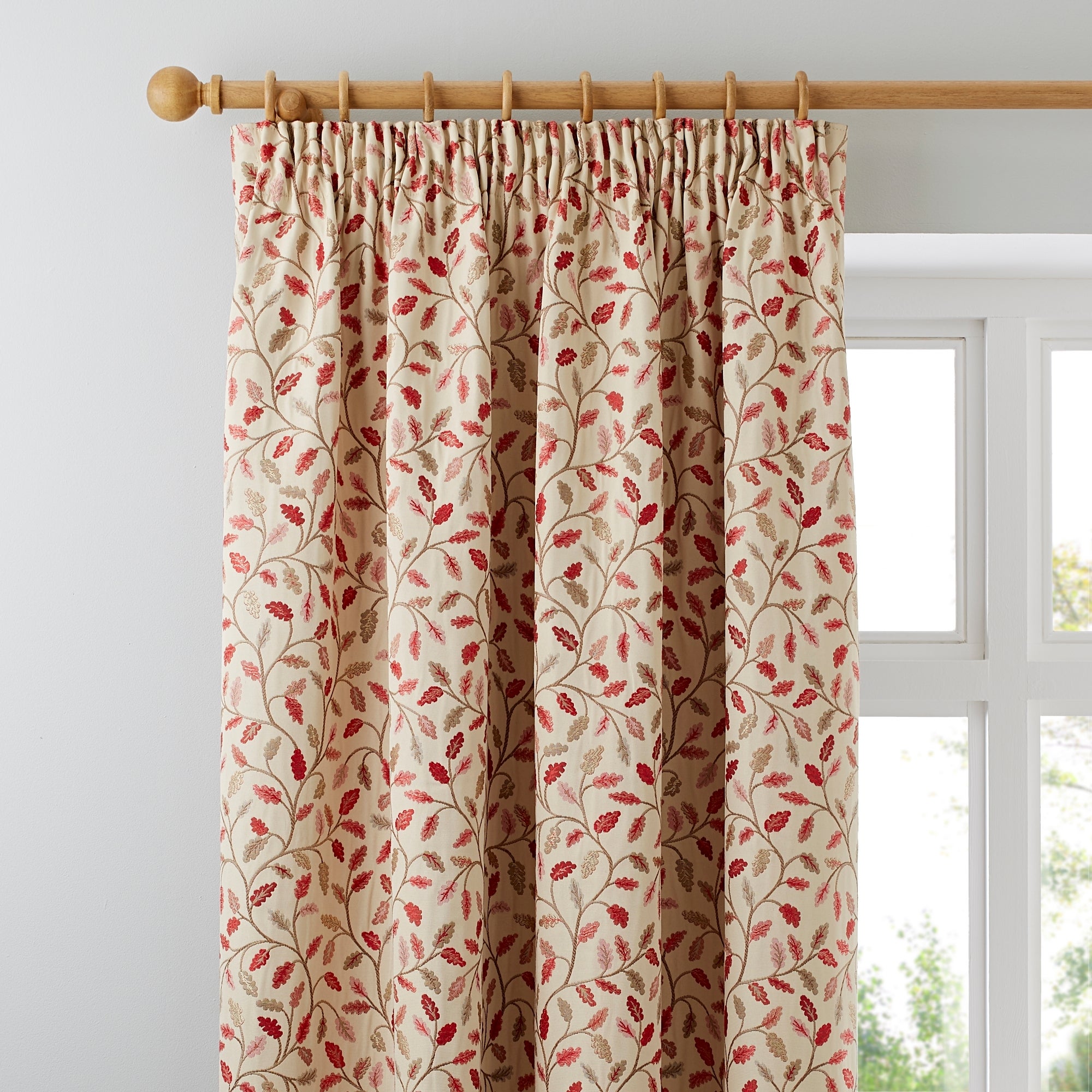 Heritage Glava Terracotta Pencil Pleat Curtains Orange and Brown Price Comparisons | Compare The Build