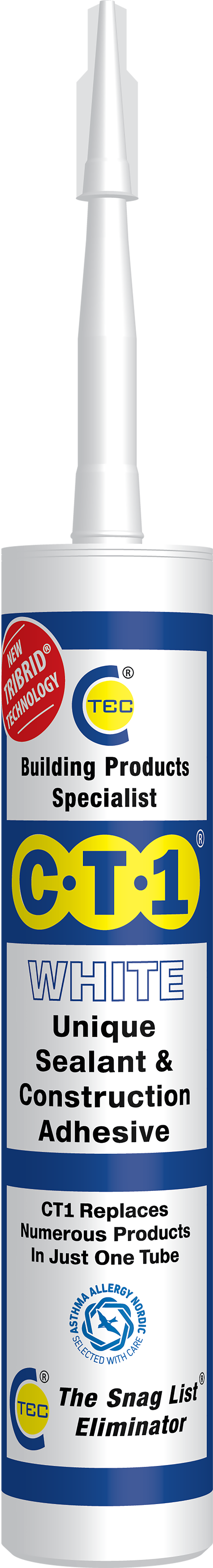 C-TEC White Sealant CT1 Tube 290ml Price Comparisons | Compare The Build