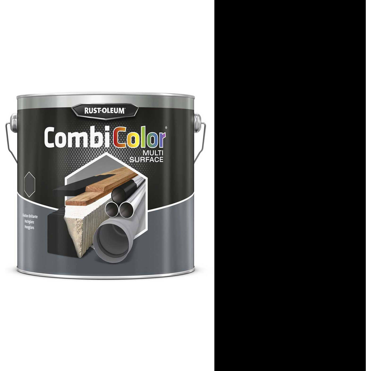 Rust Oleum CombiColor Multi Surface Paint Matt Black 2.5l Price Comparisons | Compare The Build