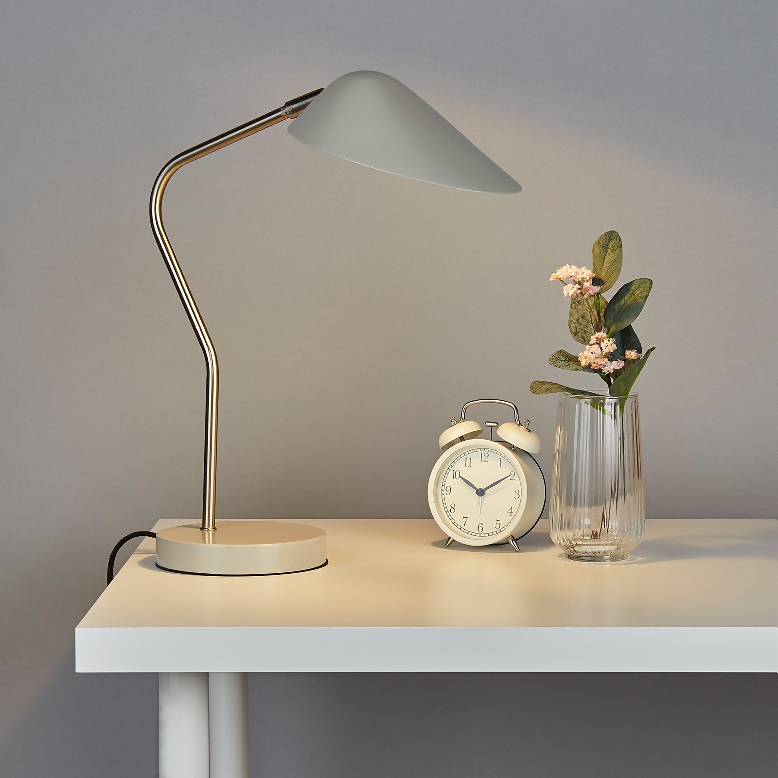 Laila Table Lamp - Stone | Compare The Build