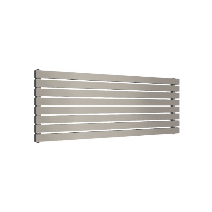 Apollo Ferrara Horizontal Designer Radiator, Satin, 290mm x 1400mm Price Comparisons | Compare The Build