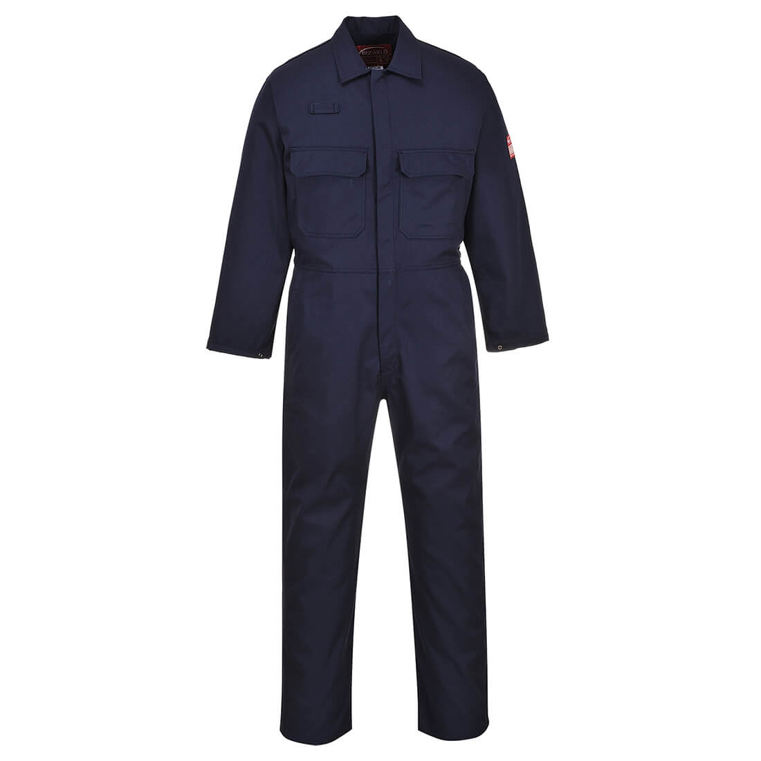 Biz Weld Mens Flame Resistant Overall Navy Blue 2XL 32" Price Comparisons | Compare The Build