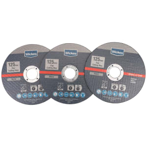 Wickes Metal Flat Cutting Disc 125mm - Pack of 3 | Compare The Build