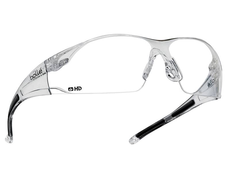 Bolle Safety BOLRUSHDPI RUSH Safety Glasses - Clear HD | Compare The Build