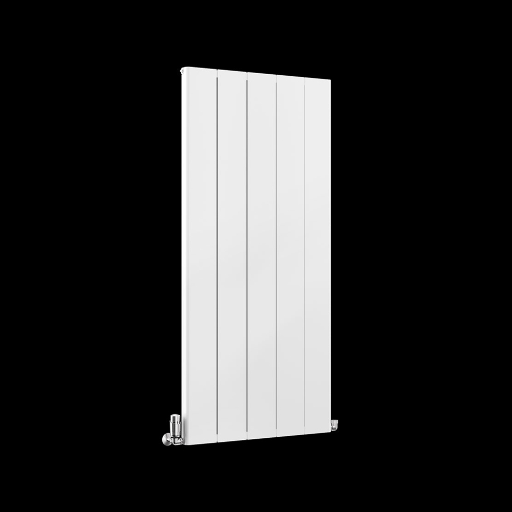 Nordic Alpha Aluminium Designer Vertical Radiator, Matt White, 1500mm x 596mm Price Comparisons | Compare The Build