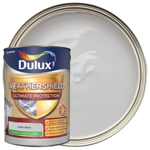 Dulux Weathershield Ultimate Protect Paint - Pale Slate - 5L Price Comparisons | Compare The Build