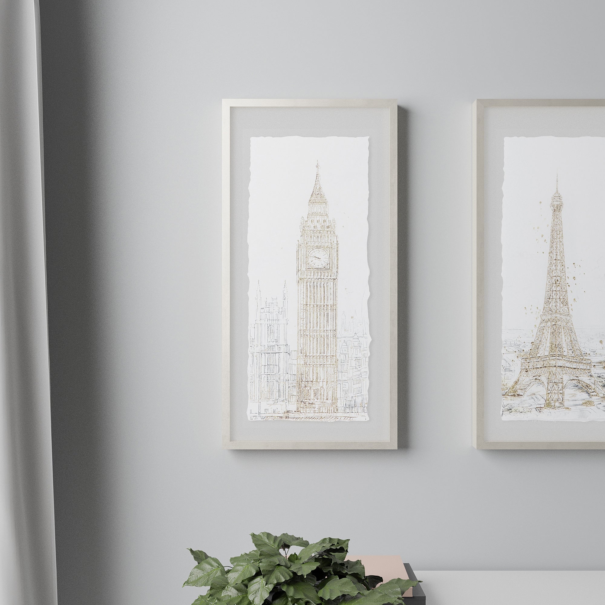 London Glam Framed Print Gold Price Comparisons | Compare The Build