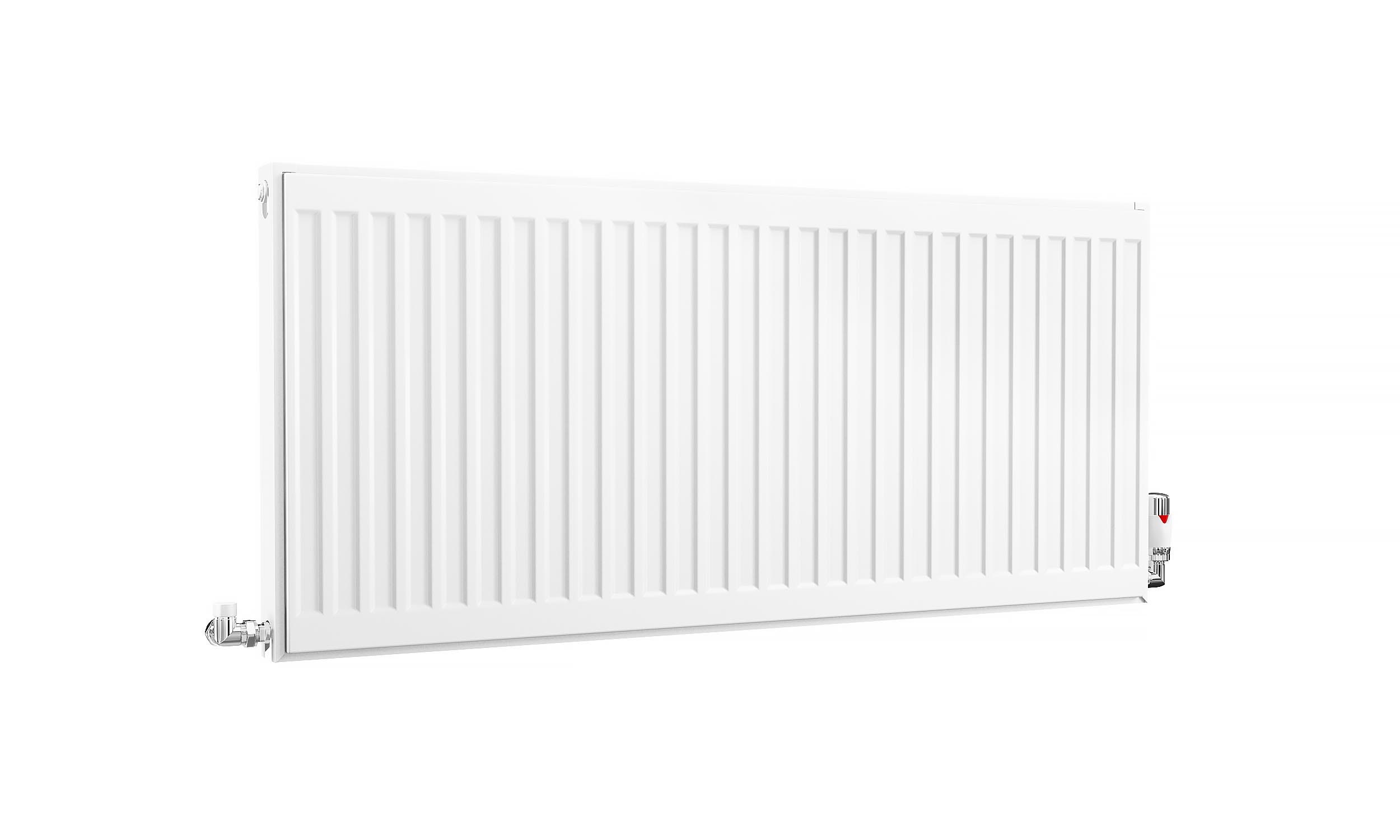 Kartell K-Rad Compact Horizontal Radiator, White, 500mm x 1100mm - Double Panel, Single Convector Price Comparisons | Compare The Build