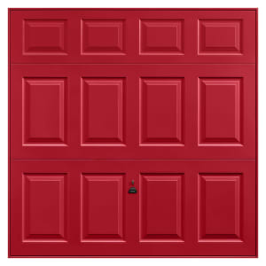 Garador Beaumont Panelled Frameless Retractable Garage Door - Ruby Red - 2134 x 2136mm Price Comparisons | Compare The Build