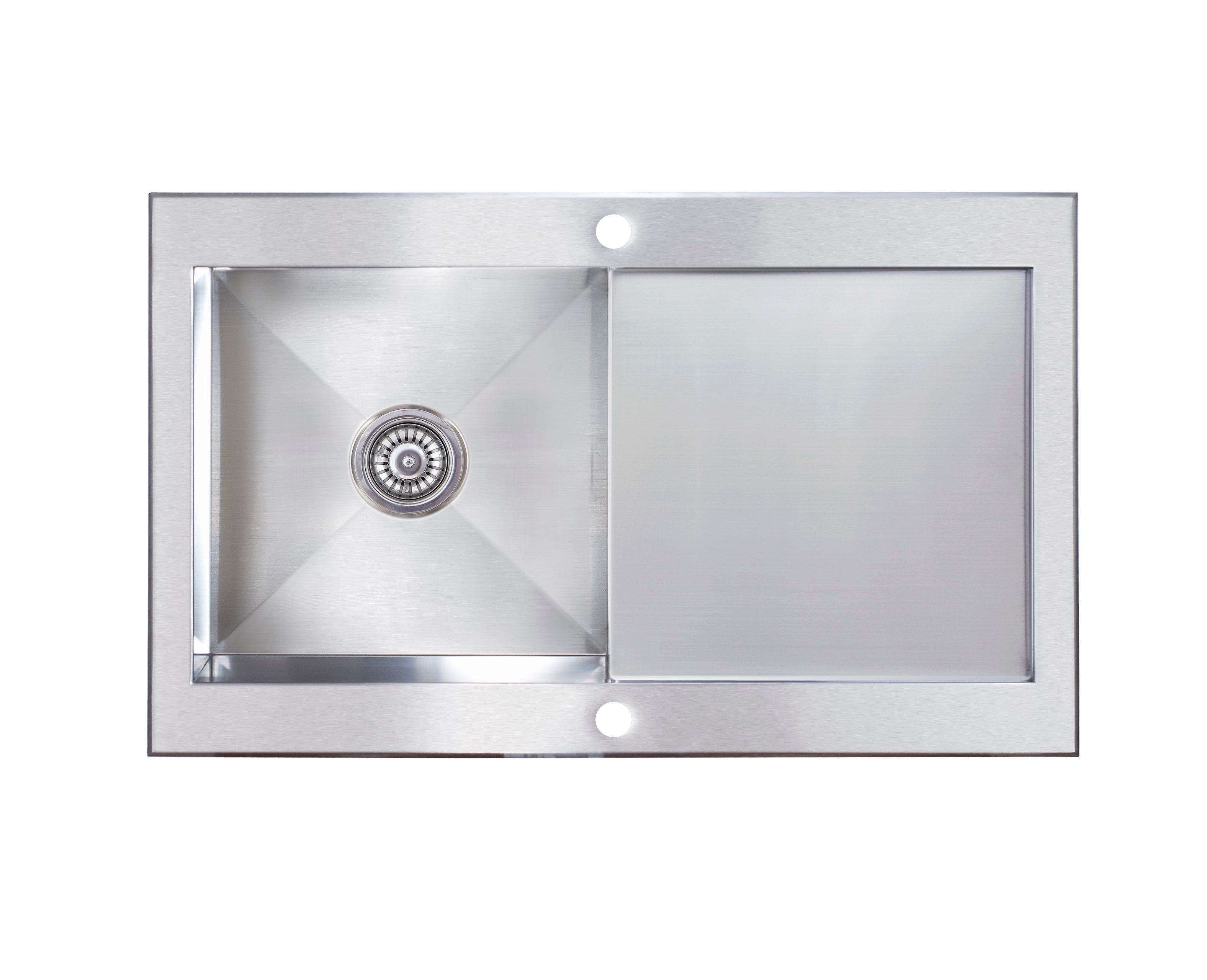 Cooke & Lewis Ameth 1 Bowl Satin Stainless Steel Sink & Drainer Price Comparisons | Compare The Build