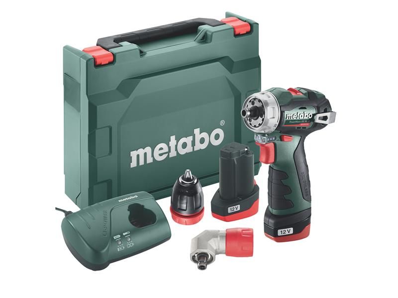 Metabo MPTPMBS12QC PowerMaxx BS BL Q Brushless Drill/Screwdriver 12V 2 x 2.0Ah Li-ion Price Comparisons | Compare The Build