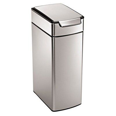 Simplehuman Touch Top Stainless Steel Rectangular Kitchen Bin, 40L Price Comparisons | Compare The Build