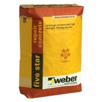 Weber Five Star Repair Concrete Concrete Grey 25kg Price Comparisons | Compare The Build