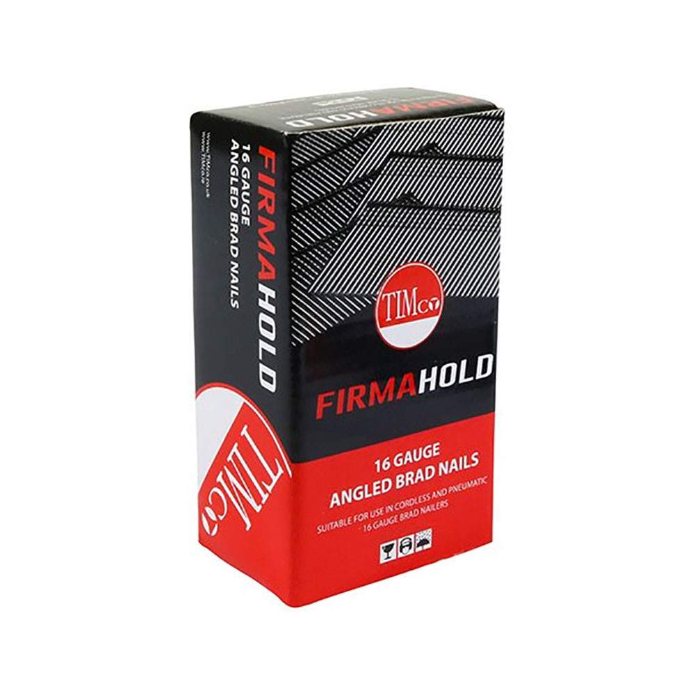 FirmaHold Collated Galvanised 16 Gauge Angled Brad Nails Pack of 2000 - 32mm Carbon Steel TIMco ABG1632 Price Comparisons | Compare The Build