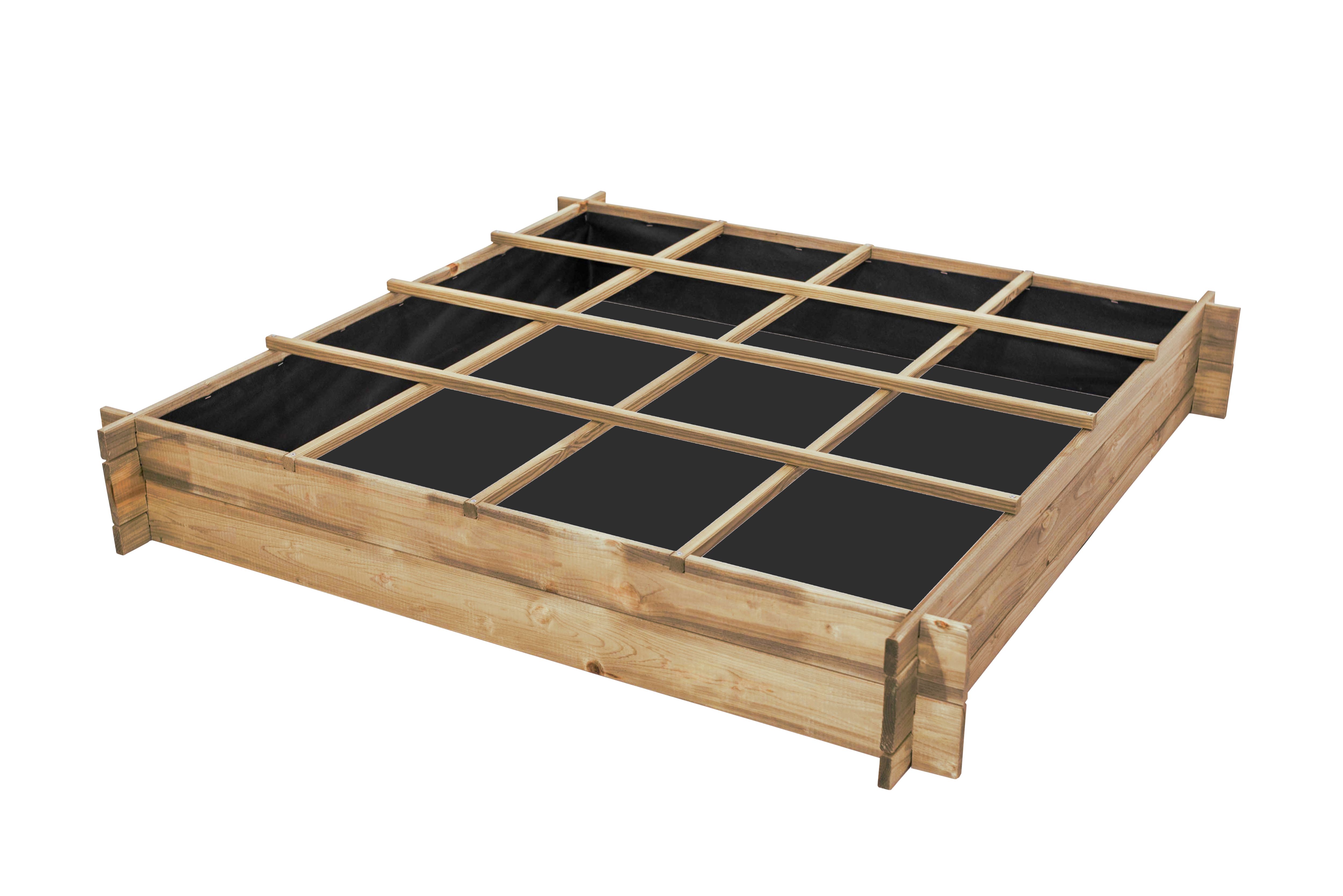 Verve 1320mmx1320mm Wood Raised Bed Kit 1.74M² Price Comparisons | Compare The Build