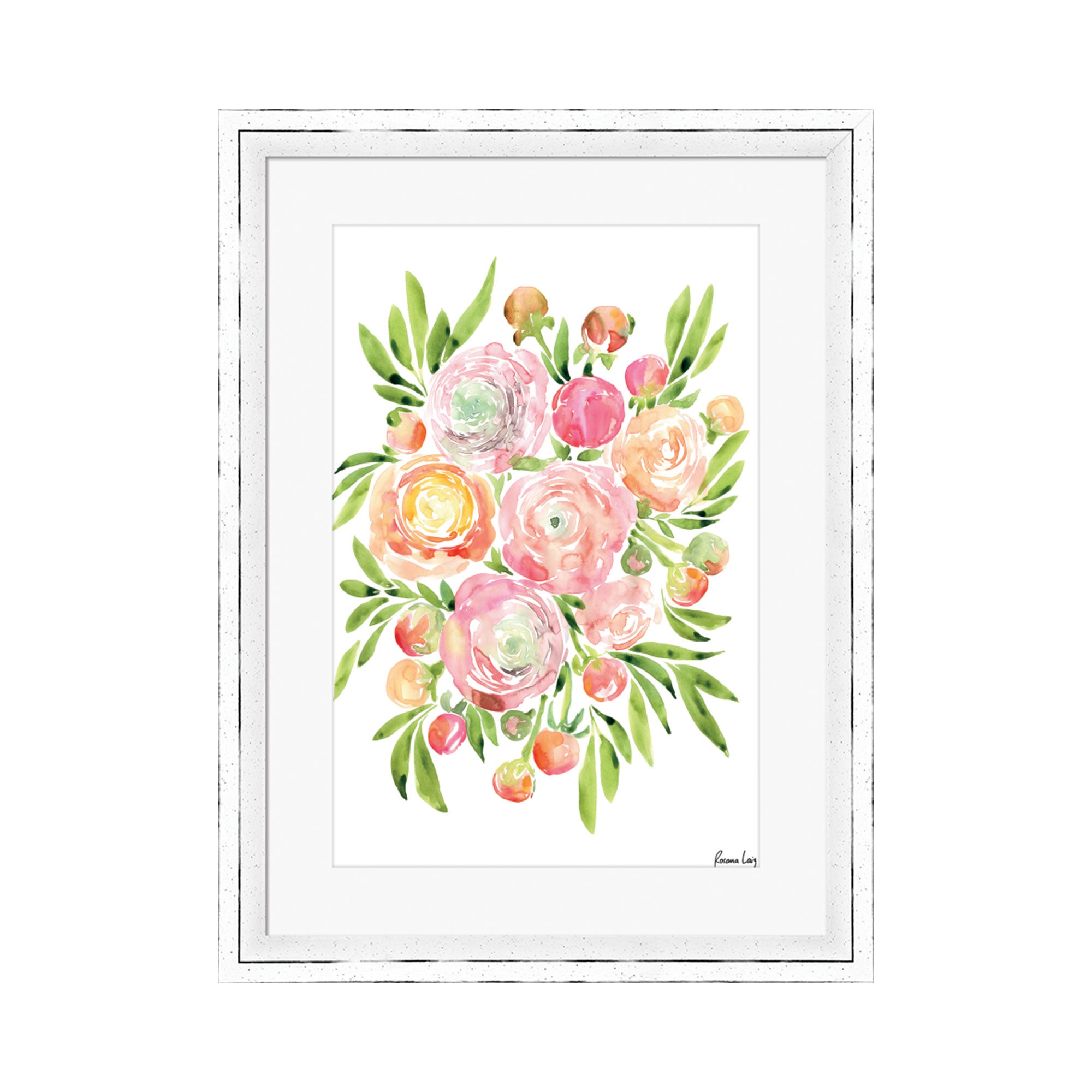 The Art Group Colourful Ranunculus Framed Print MultiColoured Price Comparisons | Compare The Build