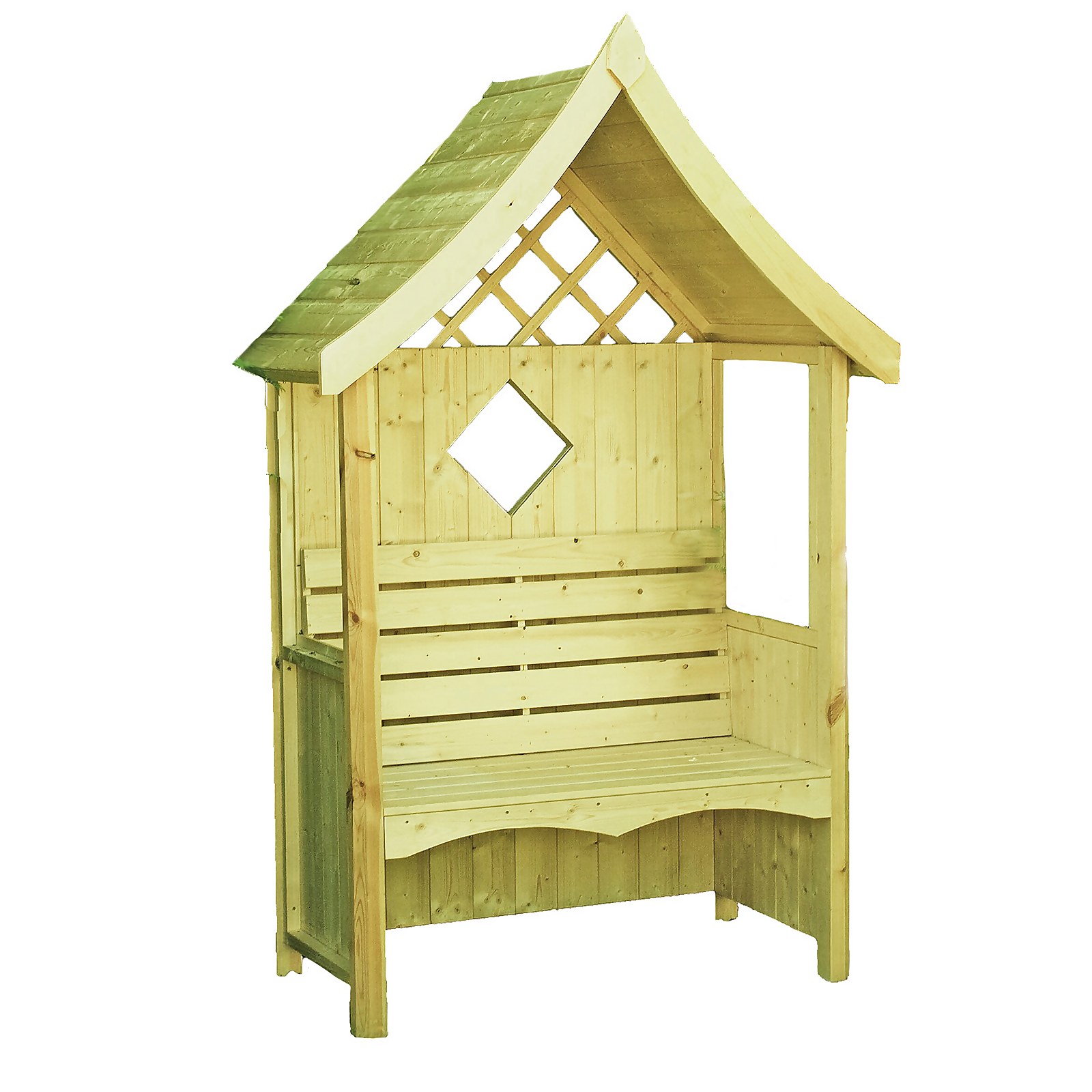 Shire 4x2ft Arum Garden Arbour Price Comparisons | Compare The Build