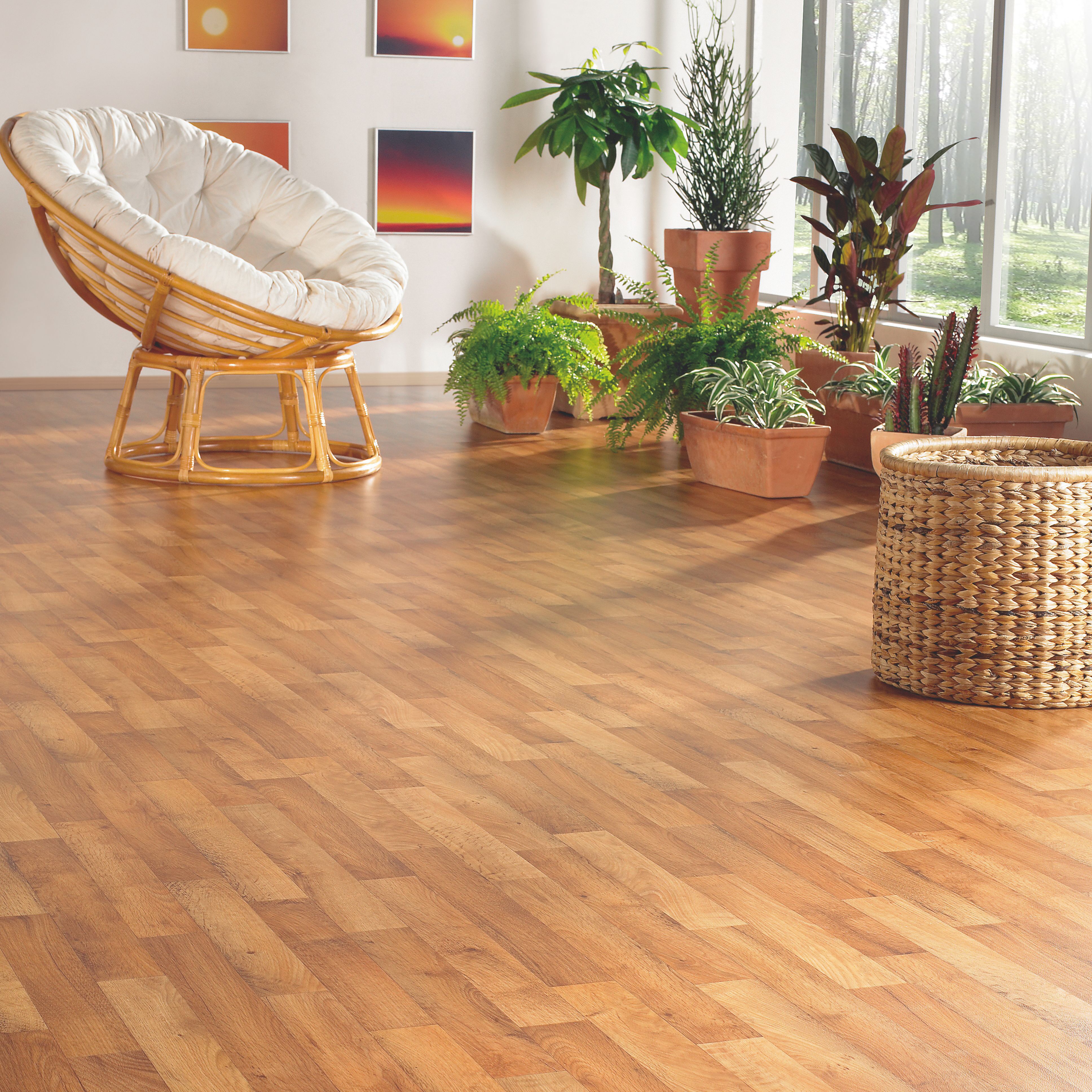 Colours Julius Natural Wood Effect Vinyl Flooring, 6M² Price Comparisons | Compare The Build