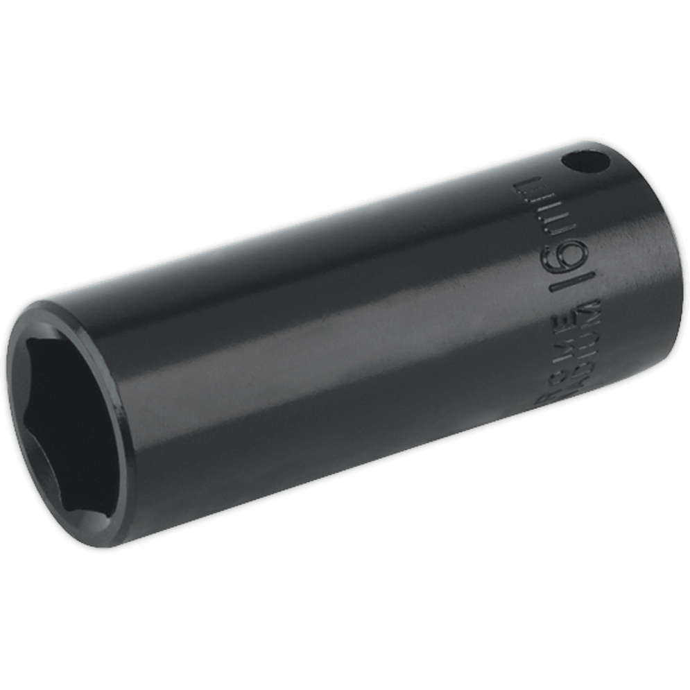 Sealey 3/8" Drive Deep Hexagon Impact Socket Metric 3/8" 16mm | Compare The Build