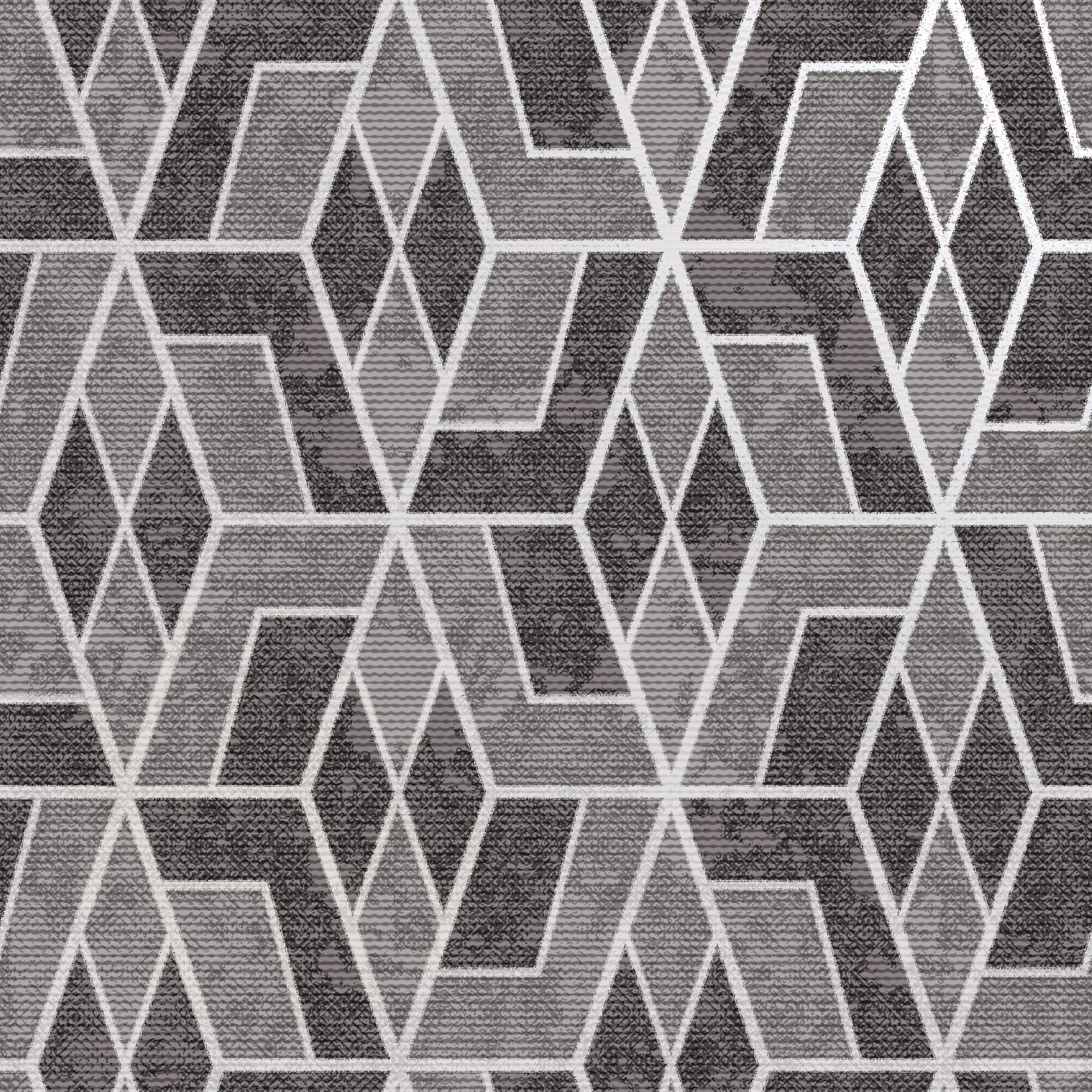 Holden Décor Jaxon Dark Grey Geometric Textured Wallpaper Price Comparisons | Compare The Build