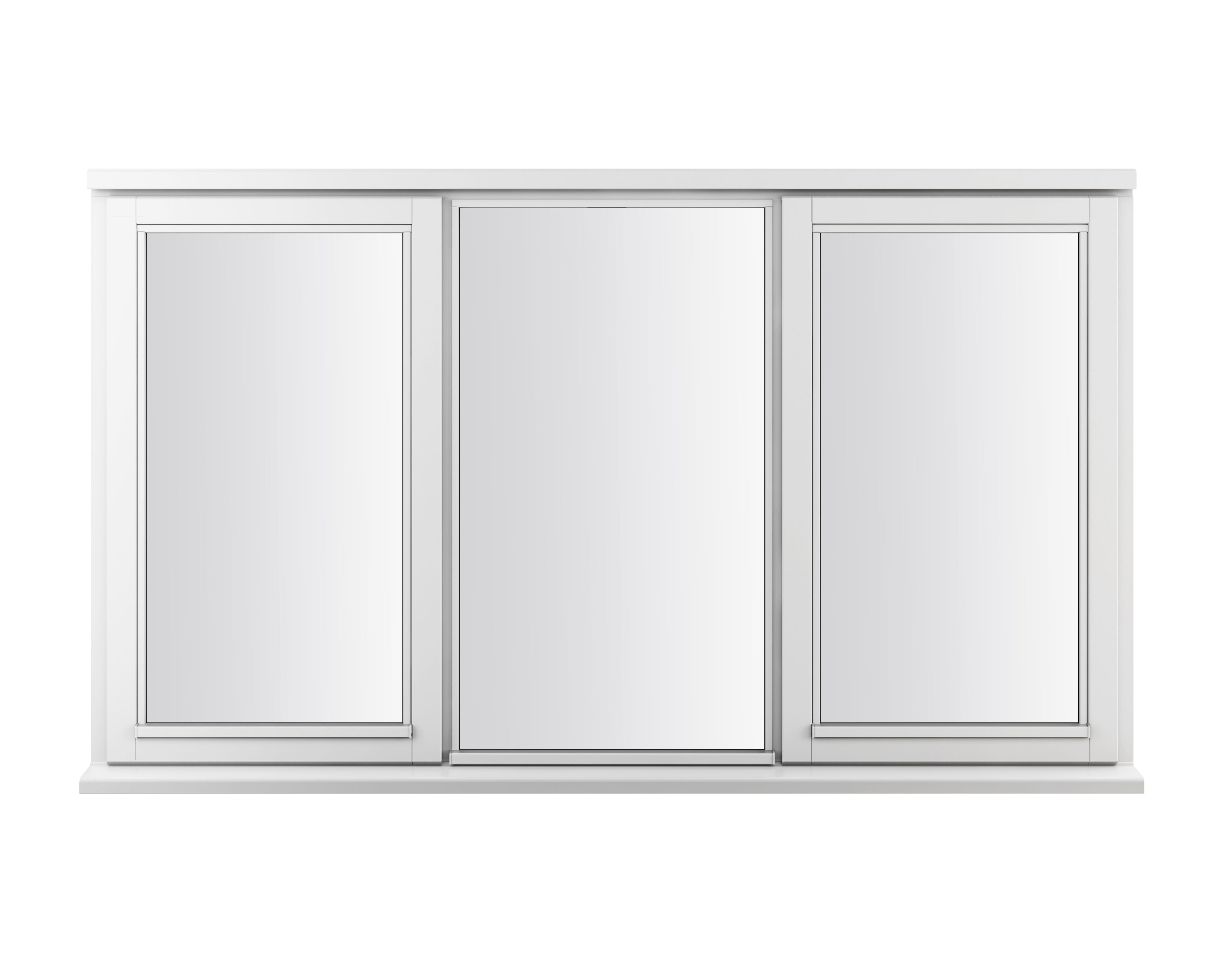 GoodHome Clear Double Glazed White Window, (H)895mm (W)1765mm Price Comparisons | Compare The Build