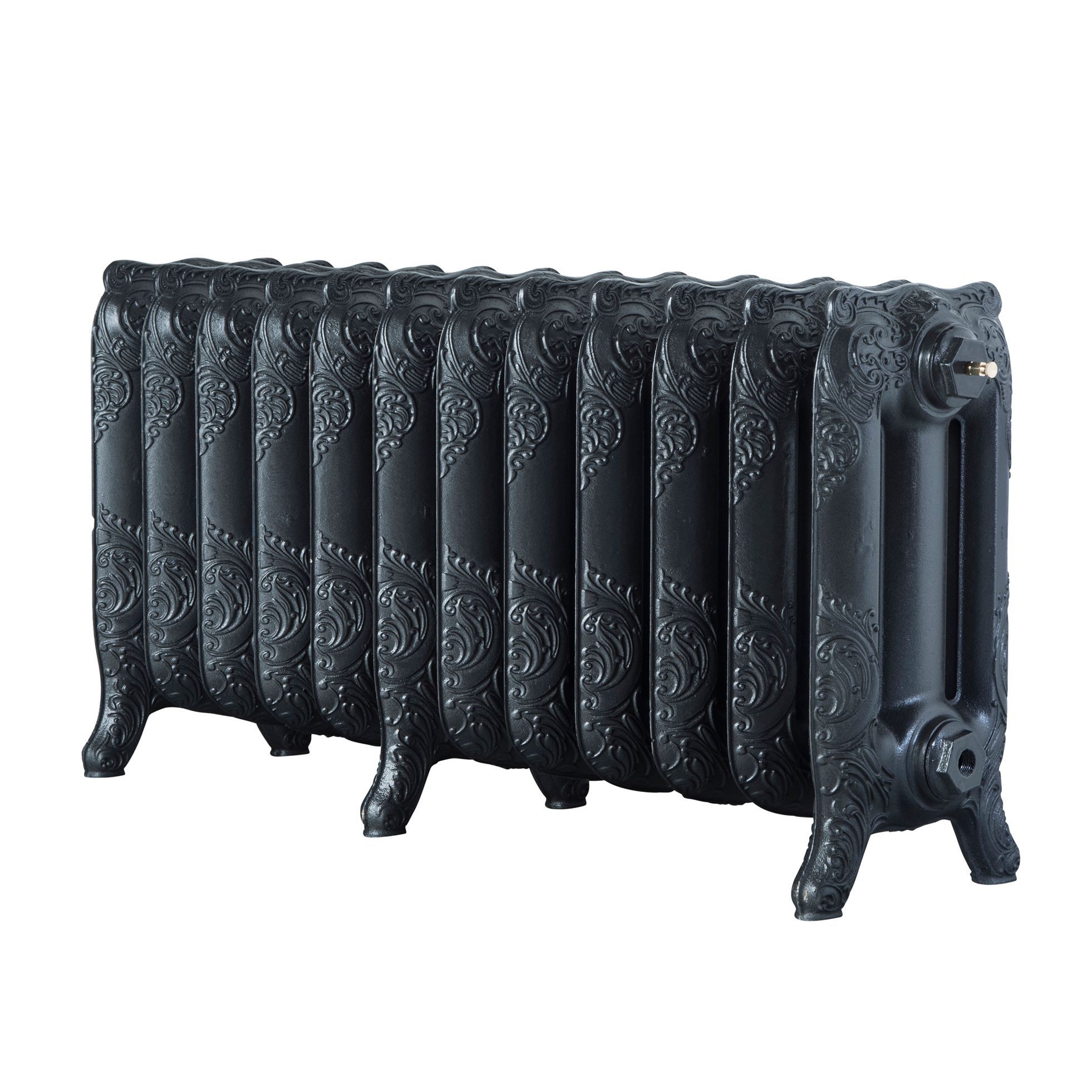 Arroll Montmartre Pewter 3 Column Radiator, (W)994mm X (H)470mm | Compare The Build