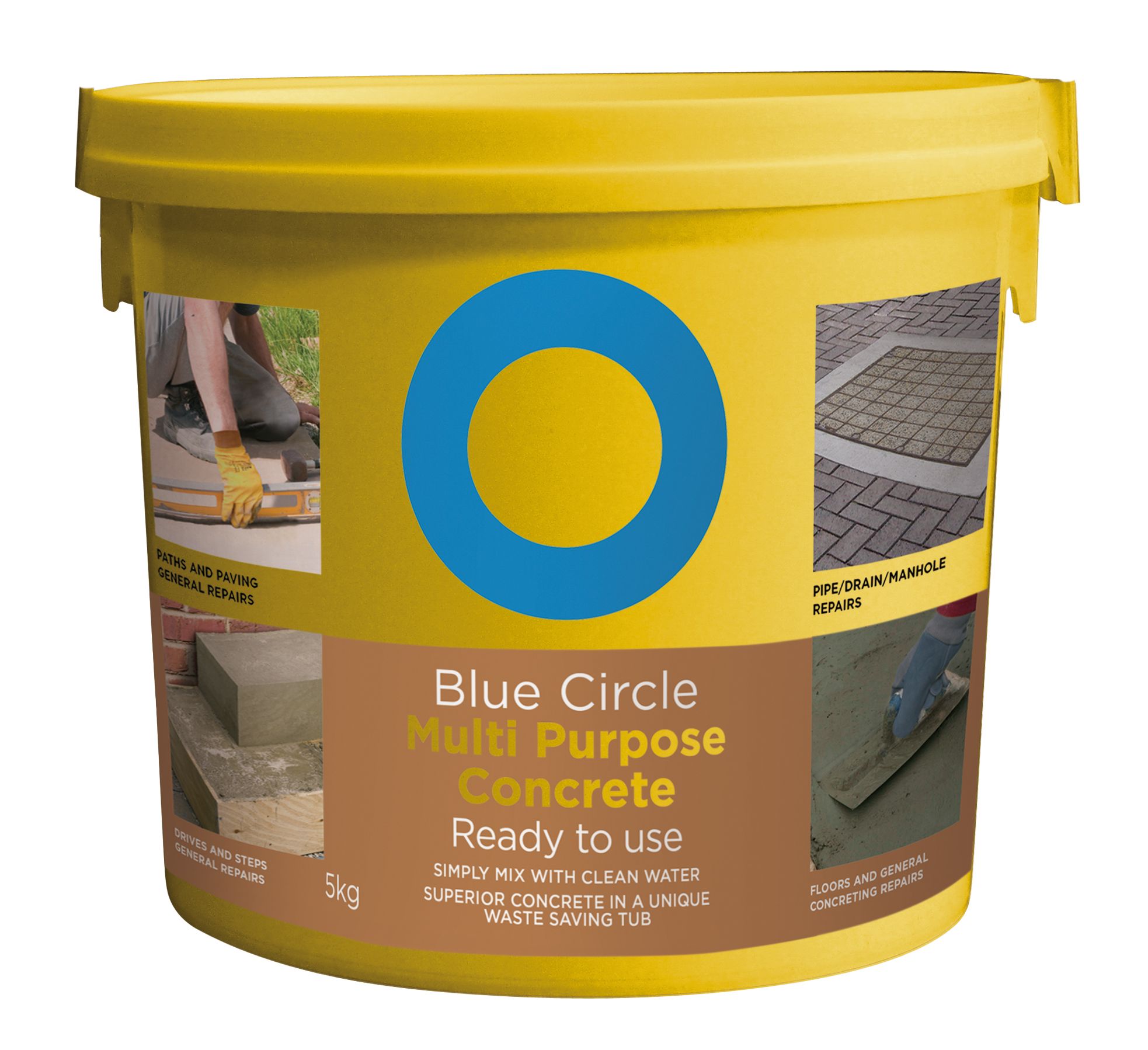 Blue Circle Multipurpose Ready Mixed Concrete, 5Kg Tub Price Comparisons | Compare The Build