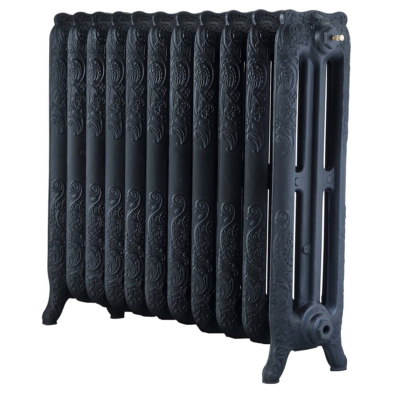 Arroll Cast Iron Radiator 925 X 760 - Black Price Comparisons | Compare The Build