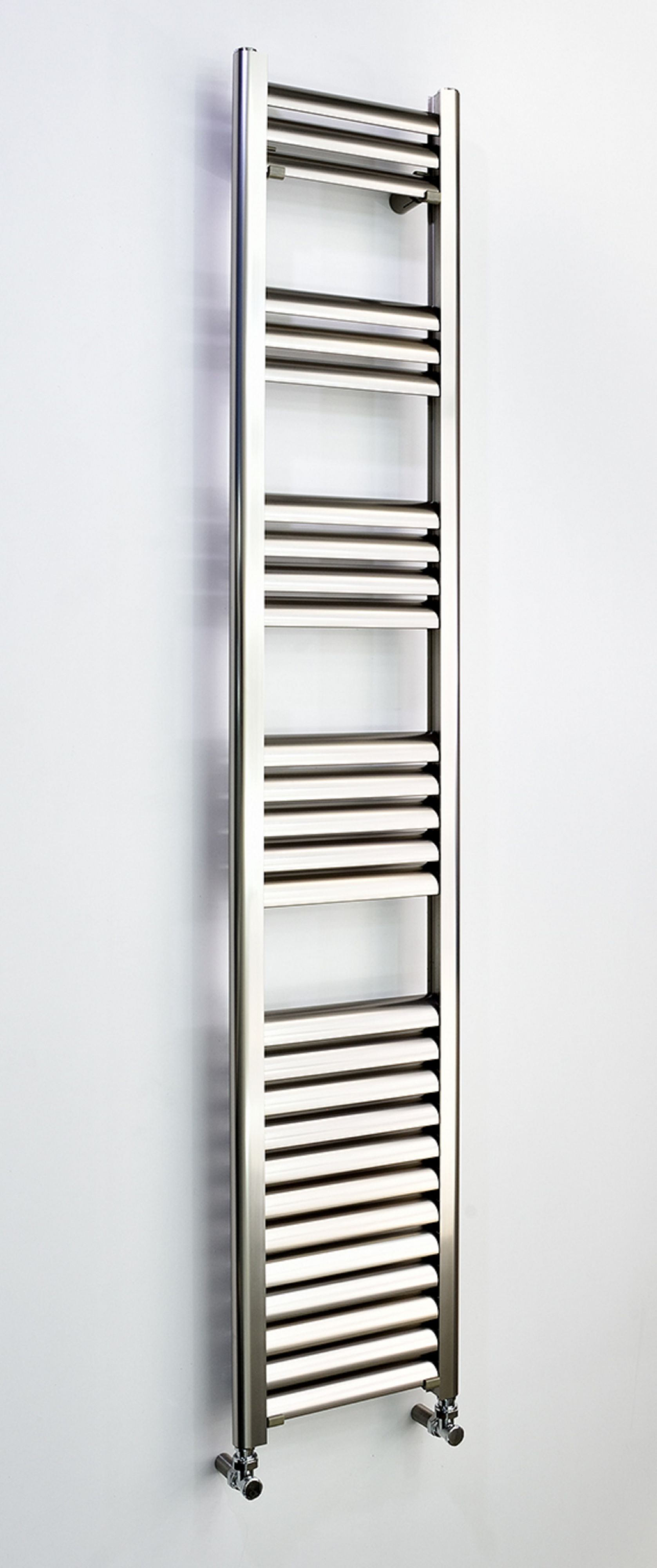 Accuro Korle Champagne Vertical Designer Towel Radiator Brushed Aluminium (H)1600 mm (W)300 mm Price Comparisons | Compare The Build