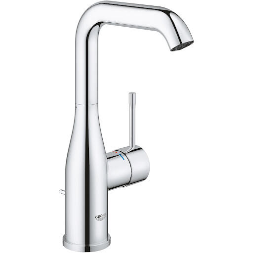 Grohe Essence Side Lever Basin Mixer Tap L with Pop-Up Waste 32628001 Price Comparisons | Compare The Build