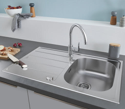 Grohe K200 Stainless Steel 1 Bowl Kitchen Sink Price Comparisons | Compare The Build