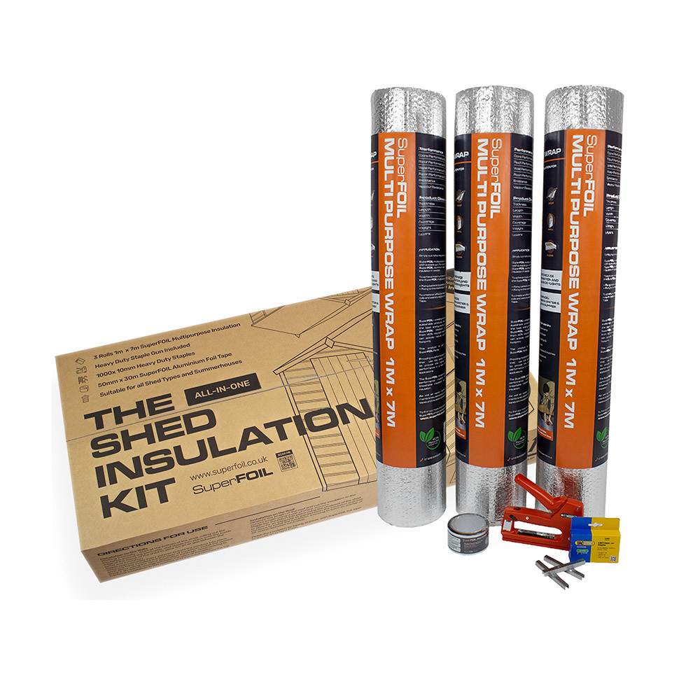 SuperFOIL Shed Insulation Kit - 21sqm Multifoil SF5780 Price Comparisons | Compare The Build