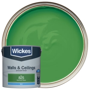 Wickes Vinyl Matt Emulsion Paint - Botanical Green No.825 - 2.5L Price Comparisons | Compare The Build