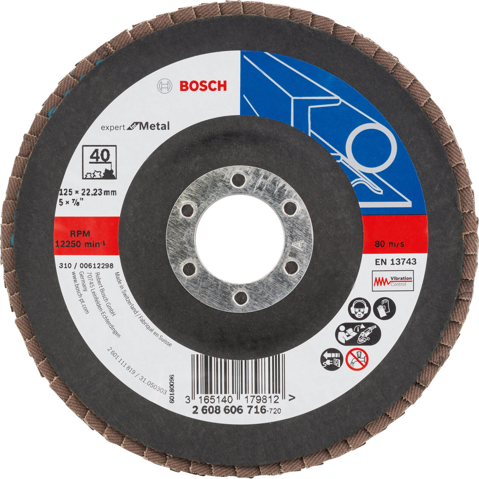 Bosch Expert X551 for Metal Angled Flap Disc 125mm 40g Pack of 1 | Compare The Build