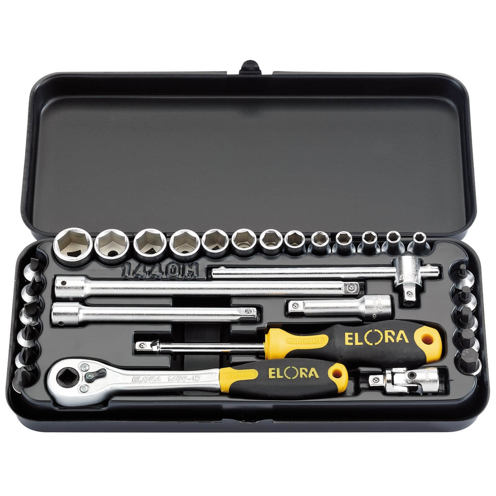 Elora 31 Piece 1/4" Drive Hex Socket and Screwdriver Bit Set Metric 1/4" Price Comparisons | Compare The Build