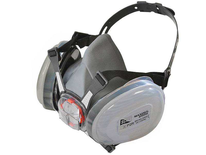 Scan SCAPPERESPP2 Twin Half Mask Respirator + P2 Dust Filter Cartridges Price Comparisons | Compare The Build