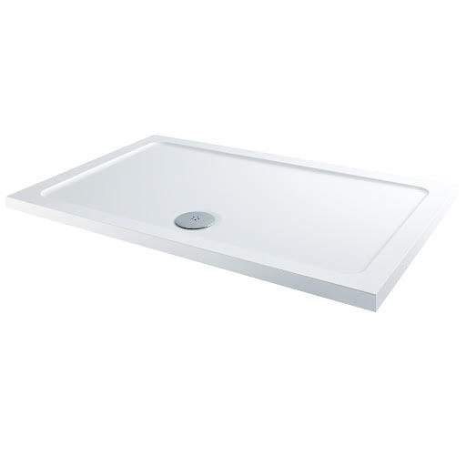 Hydrolux Low Profile Rectangular Shower Tray 1400 x 800mm with Waste Price Comparisons | Compare The Build