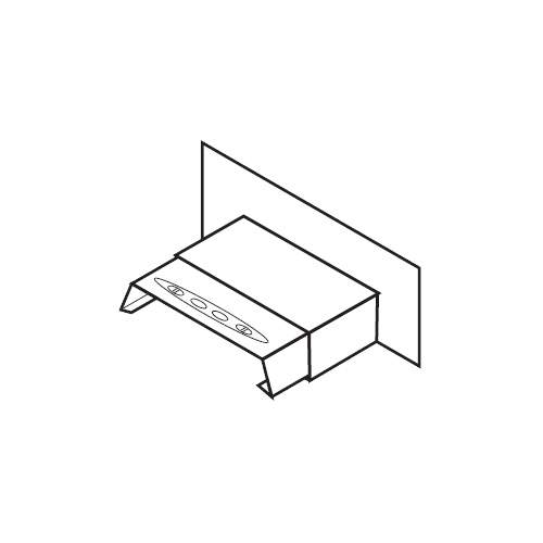 Alumasc Skyline Aluminium Stopend Upstand in Brown Beige - 182mm SL12/USPPC/1011 Price Comparisons | Compare The Build