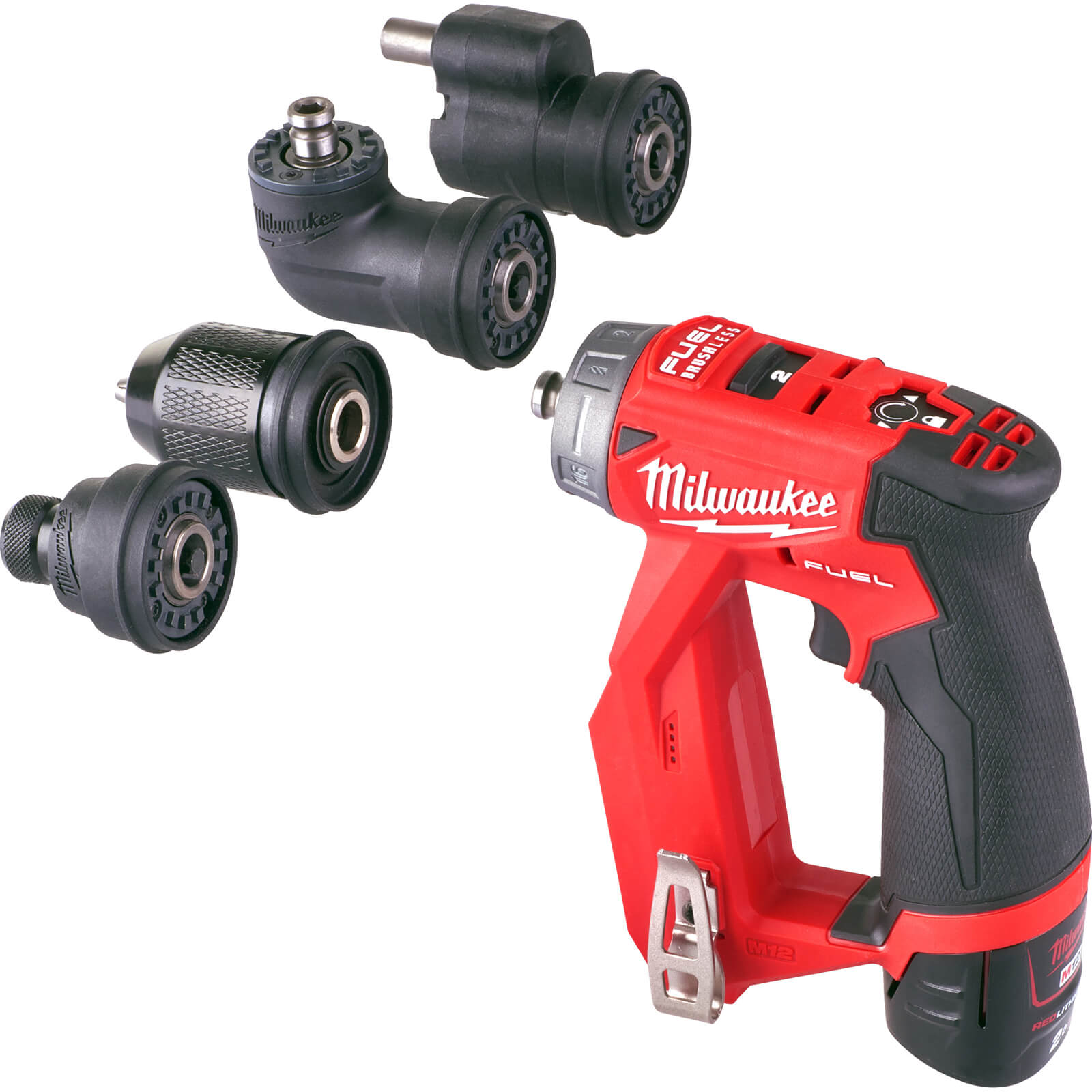 Milwaukee M12 FDDXKIT Fuel 12v Cordless Brushless Installation Drill Driver 2 x 2ah Li-ion Charger Case | Compare The Build